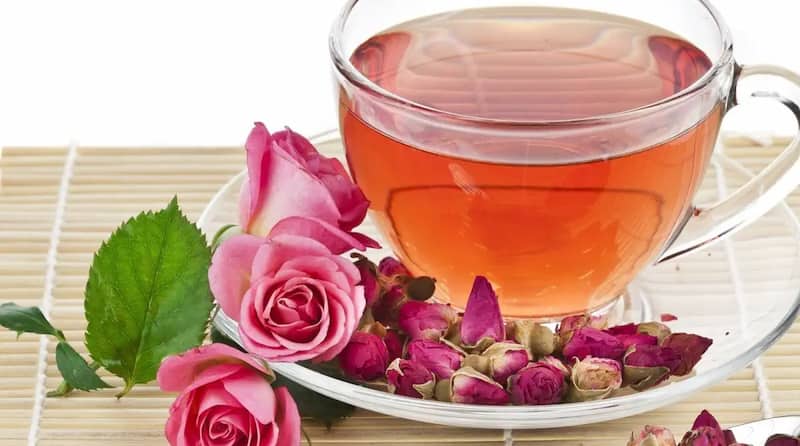 چای گل محمدی
